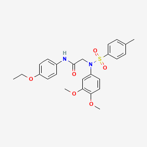 N~2~-(3,4-dimethoxyphenyl)-N~1~-(4-ethoxyphenyl)-N~2~-[(4-methylphenyl)sulfonyl]glycinamide