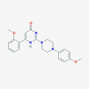 6-(2-methoxyphenyl)-2-[4-(4-methoxyphenyl)-1-piperazinyl]-4(3H)-pyrimidinone