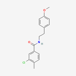 3-chloro-N-[2-(4-methoxyphenyl)ethyl]-4-methylbenzamide