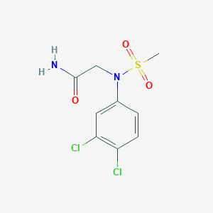 2-(3,4-dichloro-N-methylsulfonylanilino)acetamide