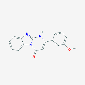 molecular formula C17H13N3O2 B357381 2-(3-methoxyphenyl)pyrimido[1,2-a]benzimidazol-4(1H)-one CAS No. 903468-73-5