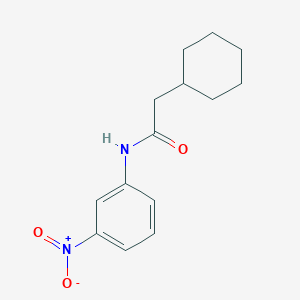 2-cyclohexyl-N-(3-nitrophenyl)acetamide