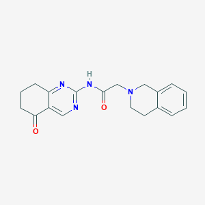 2-(3,4-dihydro-2(1H)-isoquinolinyl)-N-(5-oxo-5,6,7,8-tetrahydro-2-quinazolinyl)acetamide