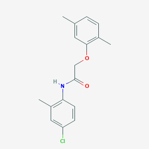 N-(4-chloro-2-methylphenyl)-2-(2,5-dimethylphenoxy)acetamide