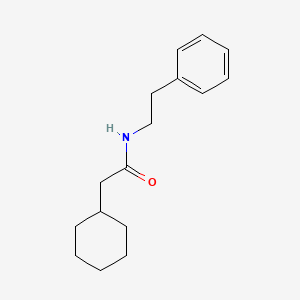 molecular formula C16H23NO B3573895 2-cyclohexyl-N-(2-phenylethyl)acetamide 