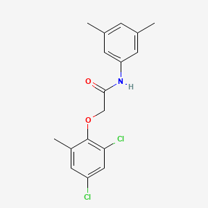 2-(2,4-dichloro-6-methylphenoxy)-N-(3,5-dimethylphenyl)acetamide