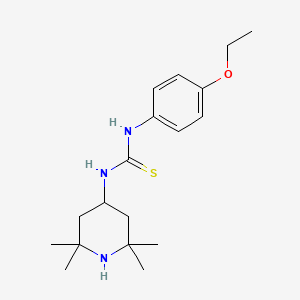 N-(4-ethoxyphenyl)-N'-(2,2,6,6-tetramethyl-4-piperidinyl)thiourea