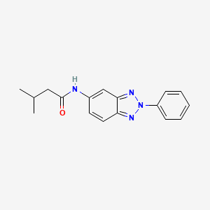 3-methyl-N-(2-phenyl-2H-1,2,3-benzotriazol-5-yl)butanamide