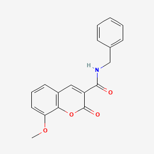 N-benzyl-8-methoxy-2-oxo-2H-chromene-3-carboxamide