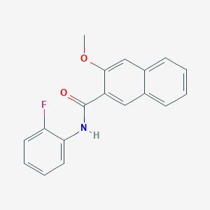 N-(2-fluorophenyl)-3-methoxynaphthalene-2-carboxamide