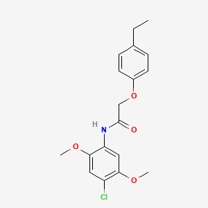 N-(4-chloro-2,5-dimethoxyphenyl)-2-(4-ethylphenoxy)acetamide