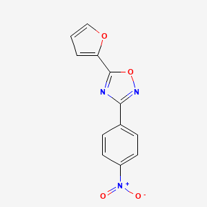 5-(Furan-2-yl)-3-(4-nitrophenyl)-1,2,4-oxadiazole