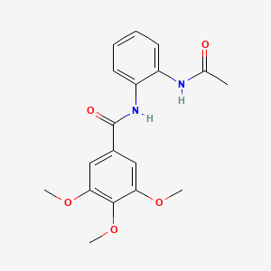 N-(2-acetamidophenyl)-3,4,5-trimethoxybenzamide