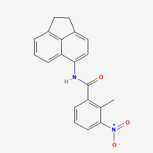 N-(1,2-dihydroacenaphthylen-5-yl)-2-methyl-3-nitrobenzamide