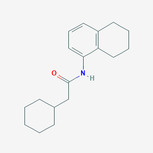 2-cyclohexyl-N-(5,6,7,8-tetrahydro-1-naphthalenyl)acetamide