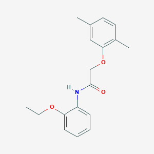 molecular formula C18H21NO3 B3574191 2-(2,5-dimethylphenoxy)-N-(2-ethoxyphenyl)acetamide 