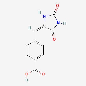 4-[(2,5-dioxo-4-imidazolidinylidene)methyl]benzoic acid