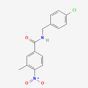 N-(4-chlorobenzyl)-3-methyl-4-nitrobenzamide