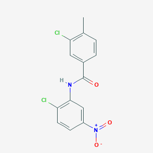 3-chloro-N-(2-chloro-5-nitrophenyl)-4-methylbenzamide