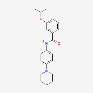 3-isopropoxy-N-[4-(1-piperidinyl)phenyl]benzamide