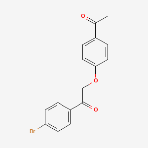 2-(4-acetylphenoxy)-1-(4-bromophenyl)ethanone