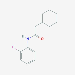 2-cyclohexyl-N-(2-fluorophenyl)acetamide