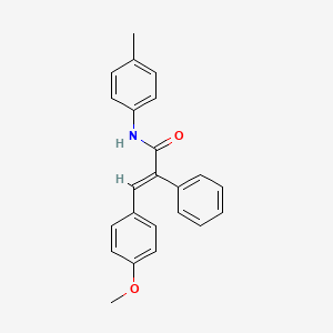 3-(4-methoxyphenyl)-N-(4-methylphenyl)-2-phenylacrylamide