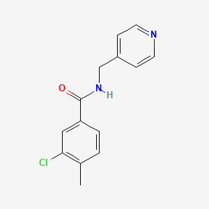 molecular formula C14H13ClN2O B3574252 3-chloro-4-methyl-N-(4-pyridinylmethyl)benzamide 