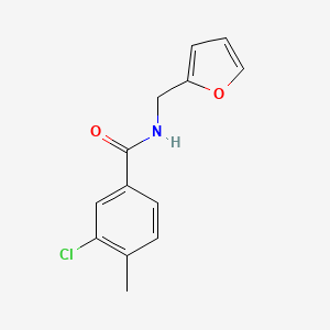 3-chloro-N-(2-furylmethyl)-4-methylbenzamide