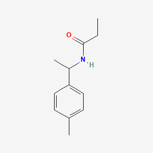 N-[1-(4-methylphenyl)ethyl]propanamide