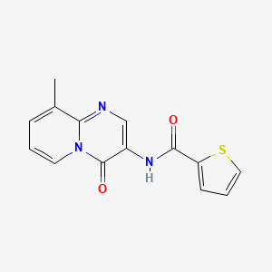 N-(9-methyl-4-oxopyrido[1,2-a]pyrimidin-3-yl)thiophene-2-carboxamide