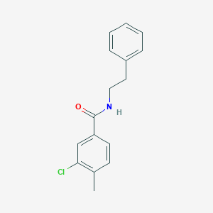 3-chloro-4-methyl-N-(2-phenylethyl)benzamide