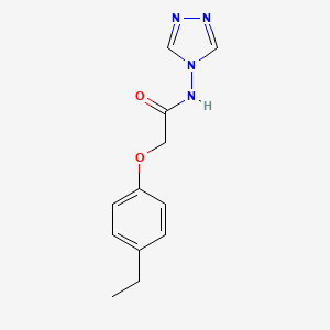 2-(4-ethylphenoxy)-N-(1,2,4-triazol-4-yl)acetamide