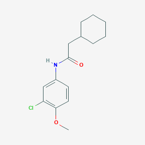 N-(3-chloro-4-methoxyphenyl)-2-cyclohexylacetamide