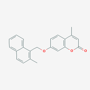 4-methyl-7-[(2-methylnaphthalen-1-yl)methoxy]-2H-chromen-2-one