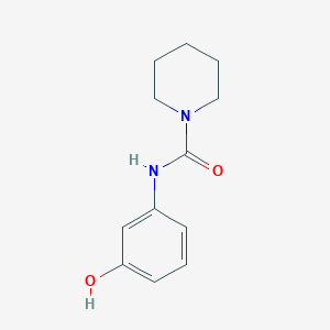 N-(3-hydroxyphenyl)piperidine-1-carboxamide