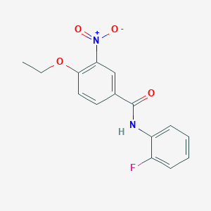 4-ethoxy-N-(2-fluorophenyl)-3-nitrobenzamide