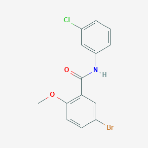 5-bromo-N-(3-chlorophenyl)-2-methoxybenzamide