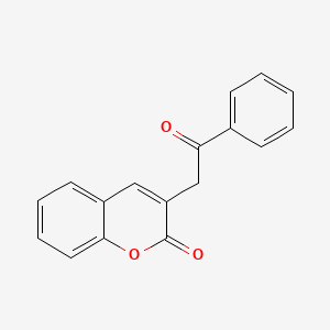 3-(2-oxo-2-phenylethyl)-2H-chromen-2-one