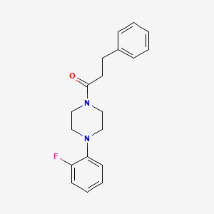 1-[4-(2-Fluorophenyl)piperazin-1-yl]-3-phenylpropan-1-one