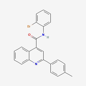 molecular formula C23H17BrN2O B3574461 N-(2-Bromophenyl)-2-(p-tolyl)quinoline-4-carboxamide 