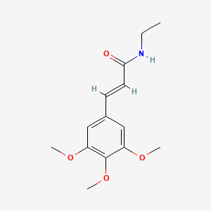 (2E)-N-ethyl-3-(3,4,5-trimethoxyphenyl)prop-2-enamide