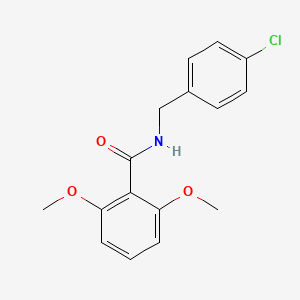 N-[(4-chlorophenyl)methyl]-2,6-dimethoxybenzamide