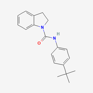 molecular formula C19H22N2O B3574495 N-(4-tert-butylphenyl)-2,3-dihydroindole-1-carboxamide 