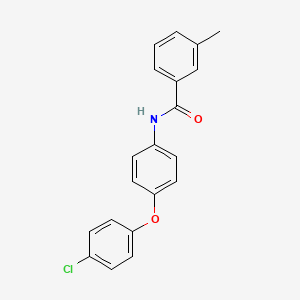 N-[4-(4-chlorophenoxy)phenyl]-3-methylbenzamide