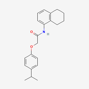 2-(4-isopropylphenoxy)-N-(5,6,7,8-tetrahydronaphthalen-1-yl)acetamide