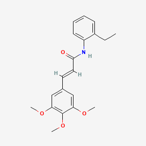 (E)-N-(2-ETHYLPHENYL)-3-(3,4,5-TRIMETHOXYPHENYL)-2-PROPENAMIDE