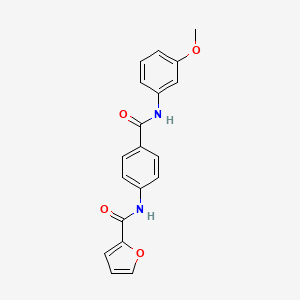 N-(4-{[(3-methoxyphenyl)amino]carbonyl}phenyl)-2-furamide