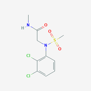 N~2~-(2,3-dichlorophenyl)-N~1~-methyl-N~2~-(methylsulfonyl)glycinamide