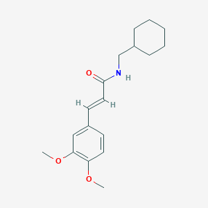 (E)-N-(cyclohexylmethyl)-3-(3,4-dimethoxyphenyl)prop-2-enamide